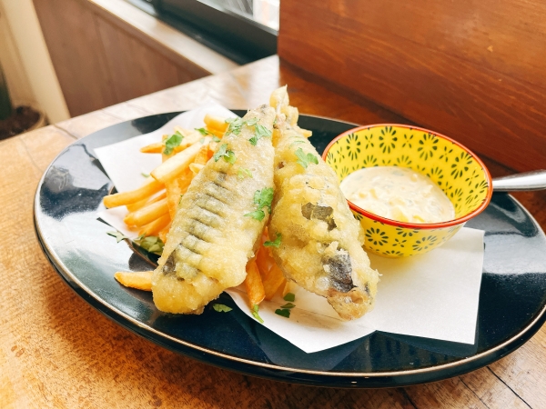 豆鯵のフィッシュ&チップス