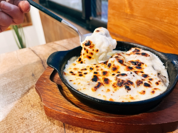 白子と牡蠣の痛風グラタン