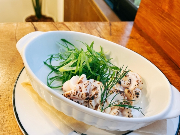 炙り白子と九条葱